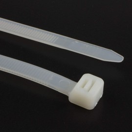 enTie Natural White Cable Ties 7.6 mm x 370 mm Nylon 66 UL Certified [Pack of 100] [370 mm x 7.6 mm]