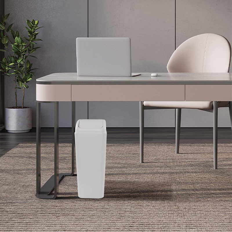 Obstnny 14 L / 3.5 Gallon Slim Plastic Trash Can