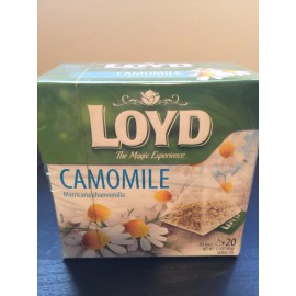 Loyd Camomile Herbal Tea 20 Pyramid Bags Box