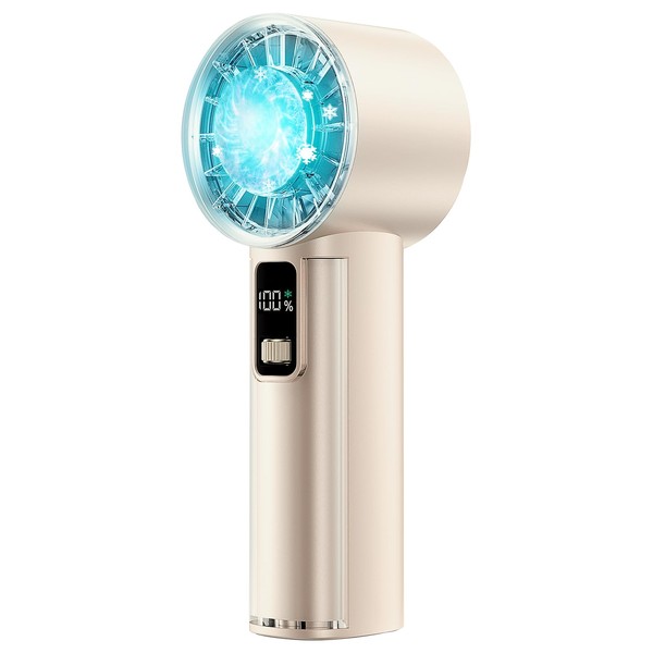 PANERGY High Speed Handheld Fan with Ice Cooler,1-100 Speed Adjustable