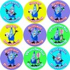 144 Brilliant Brushing 30mm School Reward Stickers for Dentist, Clean