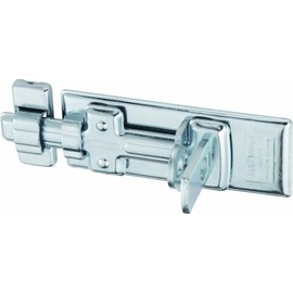 ABUS Sliding Bolt 300/120 - Corrosion-Protected - for Garden Gates or shed Doors - ABUS Security Level 6 - Silver