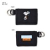 RE-PET Snoopy Bifold Coin Case, black (SPZ-3761)