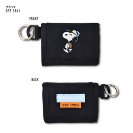 RE-PET Snoopy Bifold Coin Case, black (SPZ-3761)
