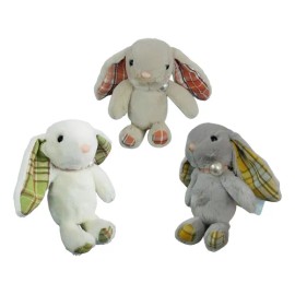 Pack 4 Llaveros Conejo Felpa Tiktik Kawaii Con Gancho Colores