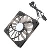 140mm PWM ARGB Fan Ultra Thin 15mm MFDB Dynamic Pressure