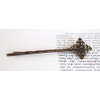 axy Vintage Hair Clip Bronze Colour, Alloy Metal