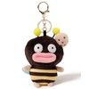 Wigo Tarako Honeybee Nuigurumi Key Holder, Women's, pattern 2