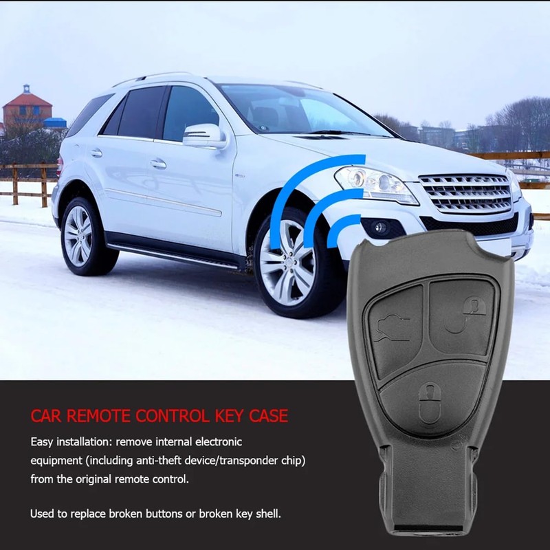 HooRLZ Key Shell for Mercedes A B C E M