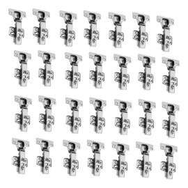 LIZOFERTAS Bisagra Bidimensional Recta 35mm Cierre Suave 14 Pares