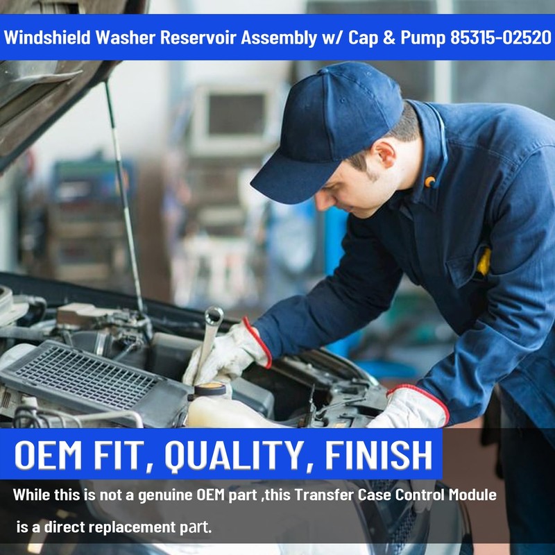 Windshield Washer Reservoir Tank with Pump for Toyota Corolla 2014-2019