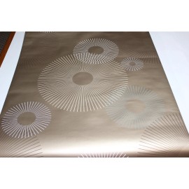 YORK wallpaper rolls - Metallic Starburst Mid Century Modern Retro Style Gold
