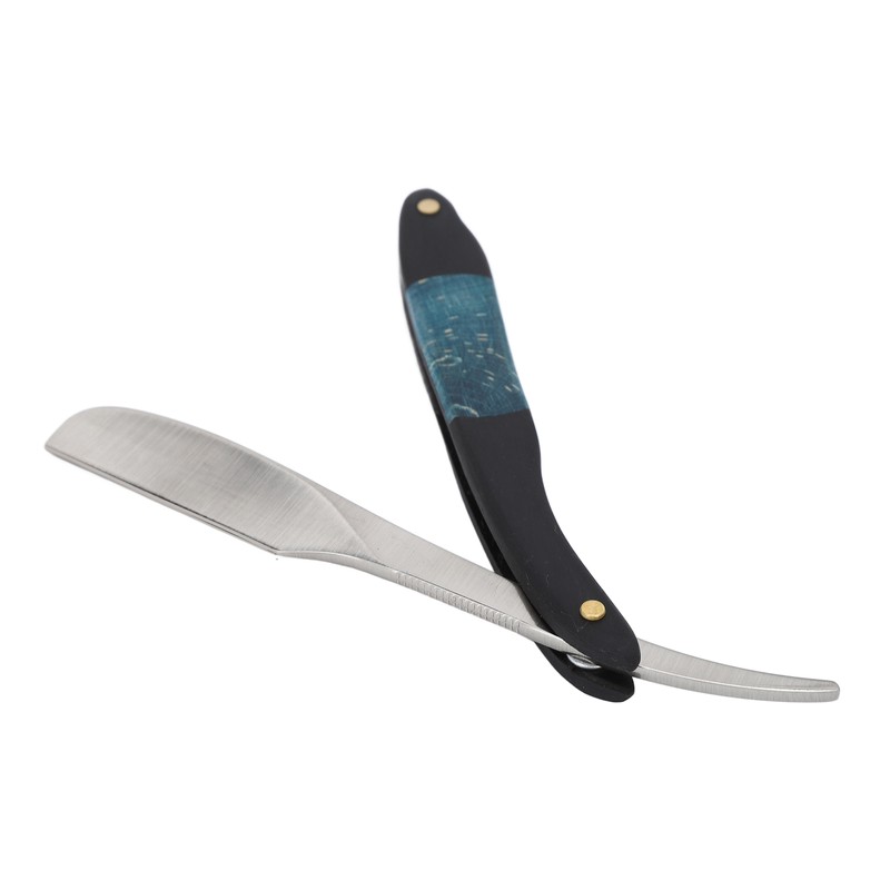 Straight Edge Razor Men Zinc Alloy Portable Barber Folding Manual