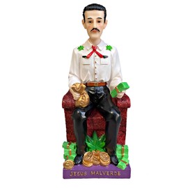 10 inch Jesús Malverde Sinaloa Figura México Estatua Figura Saint