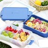 linoroso Stackable Bento Box Adult Lunch Box | Meet All