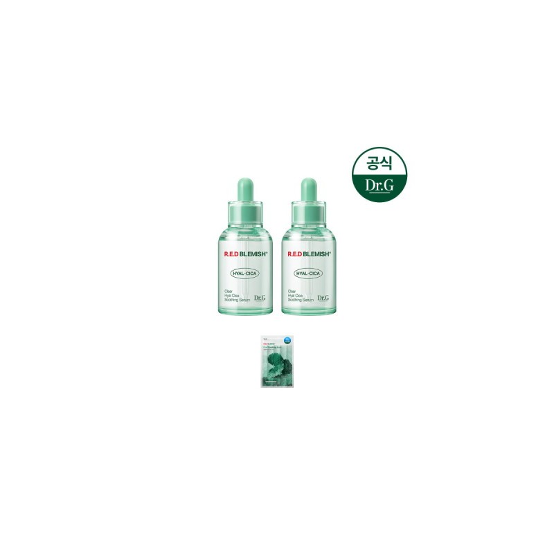 Dr.G Red Blemish Clear Hyal Cica Soothing Serum 50ml 1+1
