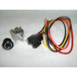 INDAK ROTARY AIR CONDITIONING SWITCH 3 SPEED BLOWER TYPE W/HARNESS & PLUG MADE IN USA