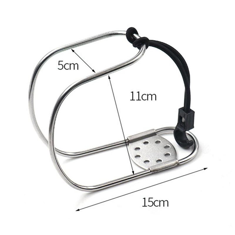 Horseshoe Life Buoys Stainless Steel Swimming Ring Holder Ship Buoy