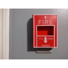 Unbranded Life Size Realistic Fire Alarm Pull Light Switch Cover