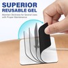 LotFancy TENS Unit Replacement Pads, 40 Pcs 2x2 Snap Electrodes