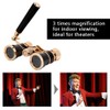 3X25 Opera Binocular Telescope Theater Portable for Women Girls Children