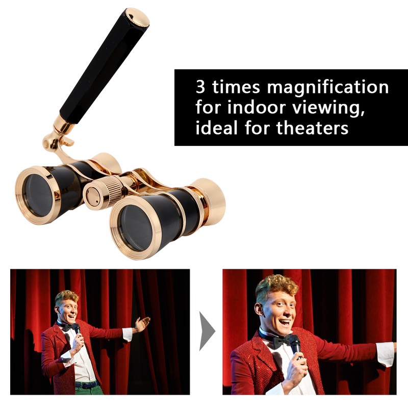 3X25 Opera Binocular Telescope Theater Portable for Women Girls Children