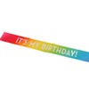 6 Pcs Birthday Sash Reusable Soft Comfortable Colorful Satin Birthday