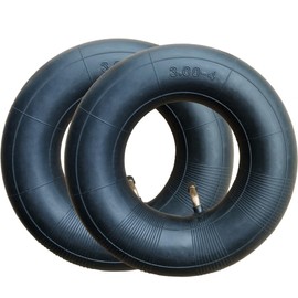 Pack of 2 Inner Tubes 3.00-4 Inch / 260 x 85 mm for Sack Truck Wheel Replacement Hose for Pneumatic Wheel with TR87 Car Valve Angled Transport Trolley Stacking Truck Wheelbarrow Handcart