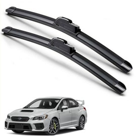EZ Motoring For 2015-2021 Subaru WRX & STI Windshield Wiper Blades J-HOOK Hybrid Silicone