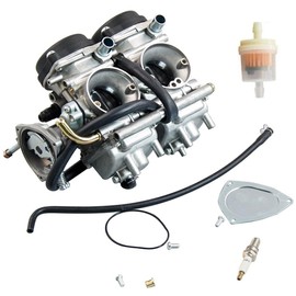 YJGZSVK New Carburetor & Air Filter for Yamaha Raptor 660R YFM660R ATV Quad Carb 2001 2002 2003 2004 2005 Replaces 5LP-14900-30-00 5LP144510100 5LP-14451-01