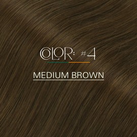 Easyouth Utip Hair Extensions Brown U Tips Hair Extensions Human Hair Medium Brown Ktip Hair Extension Human Hair for Women 22inch 50g 50s