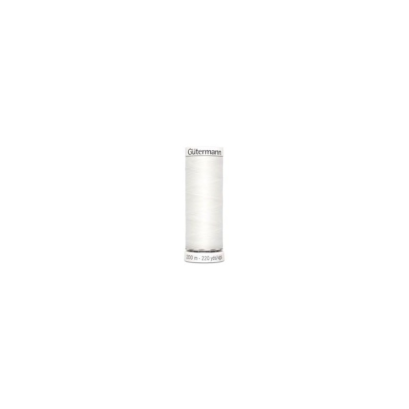 Gütermann 800 All-Purpose Sewing Thread, 200 m, White