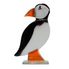 D&J Glassware Fused Glass Penguins and Puffins Collection in a