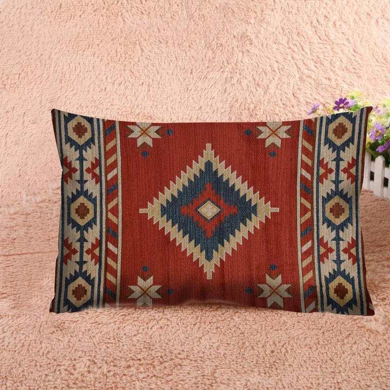 Nicokee Throw Pillow Cover Southwest Native American Chevron Style Decorative