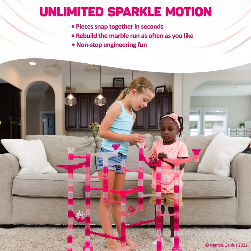 Marble Genius Marble Run Starter Set STEM Toy for Kids