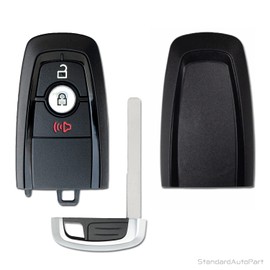 StandardAutoPart Proximity Smart Key PEPS Compatible with Ford Edge Explorer Fusion Ecosport Ranger Escape Bronco Maverick M3N-A2C931423 164-R8163 R8163 5929508 (Shell Case)
