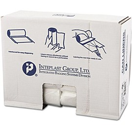 IBSS303716N - Integrated Bagging Systems S303716N Natural 16 Mic High Density Can Liners, 30quot; x 37quot;