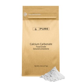 Pure Original Ingredients Calcium Carbonate (5 lb) Dietary Supplement, Food Preservative, Acid Neutralizer
