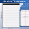 sitarcmin Legal Pads A4, 5 Pack White Notepads A4 30