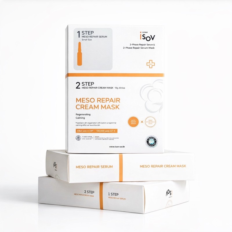 Isorb Mezzo Repair Cream Mask Pack 2STEP (10 packs) Moisturizing
