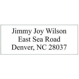 Cosco P40 Rubber Only - Unmounted Customized Self Ink Rubber Insert Only