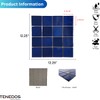 Tenedos Premium Quality 3x3 Cobalt Blue Square Pattern Porcelain Mosaic