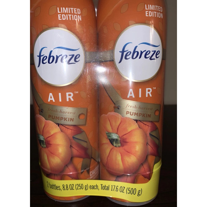 Febreze Pumpkin Febreze Air Refresher Spray Limited Edition~8.8 oz 2