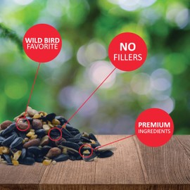 Lyric Supreme Wild Bird Seed - Wild Bird Food Mix with Nuts & Sunflower Seeds - Attracts Many Beautiful Songbirds - 13.5 lb. (case Pack of 3-4.5 lb. Bags)