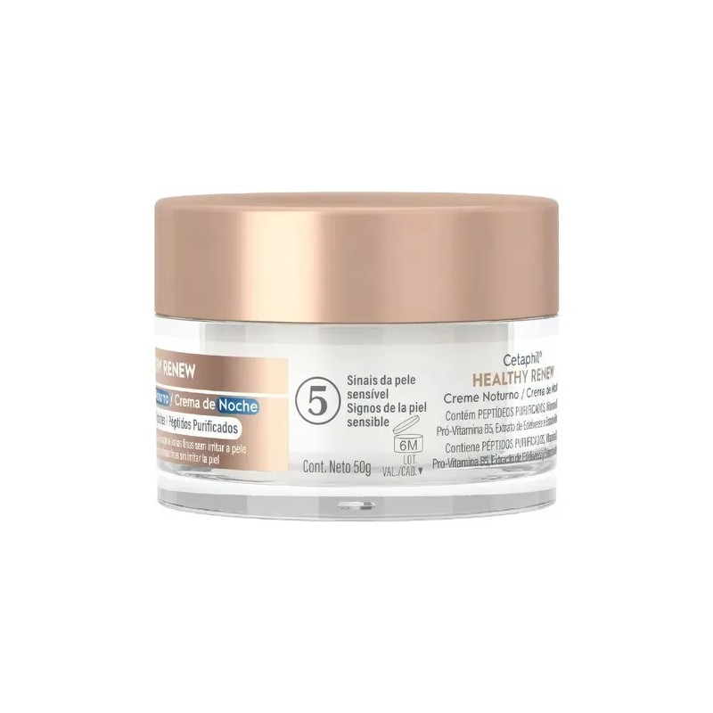 Cetaphil Healthy Renew Crema Nocturna Antiedad, 50 g