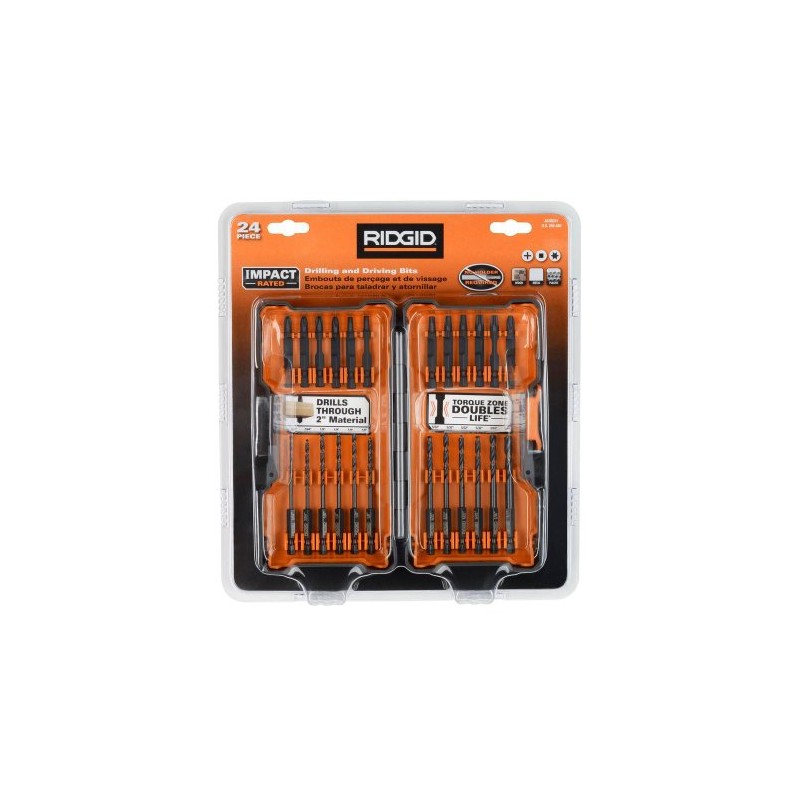 Ridgid AC98241 24-Piece Impact Drilling and Driving Kit
