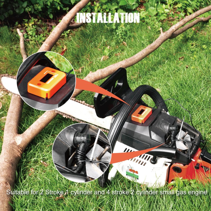 Yooreal Digital Tach Hour Meter,Tachometer Maintenance for Chain saws lawn