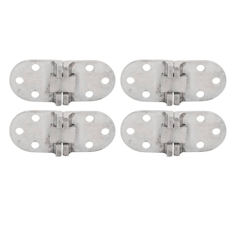 4PCS Door Hinge with Mounting Holes 316 Stainless Steel Hinge