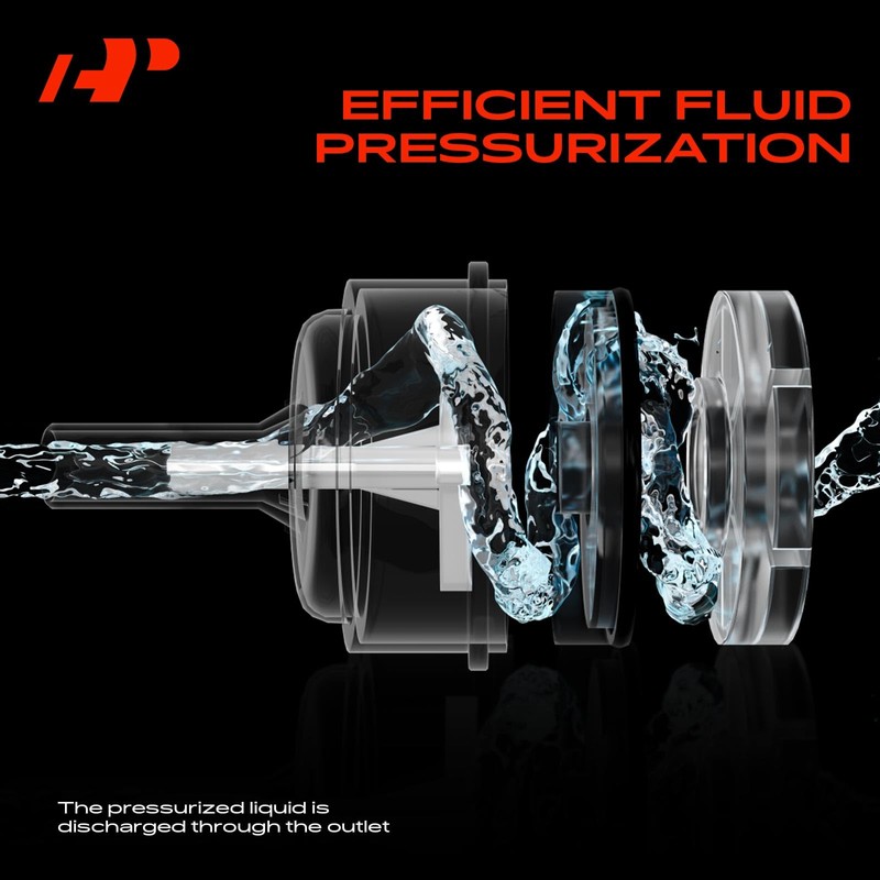 A-Premium Front Windshield Washer Pump Compatible with Dodge Charger 2006-2023,