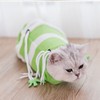 Cat Bathing Bag Multifunctional Prevent Scratch 3 Layer Fabric Removable